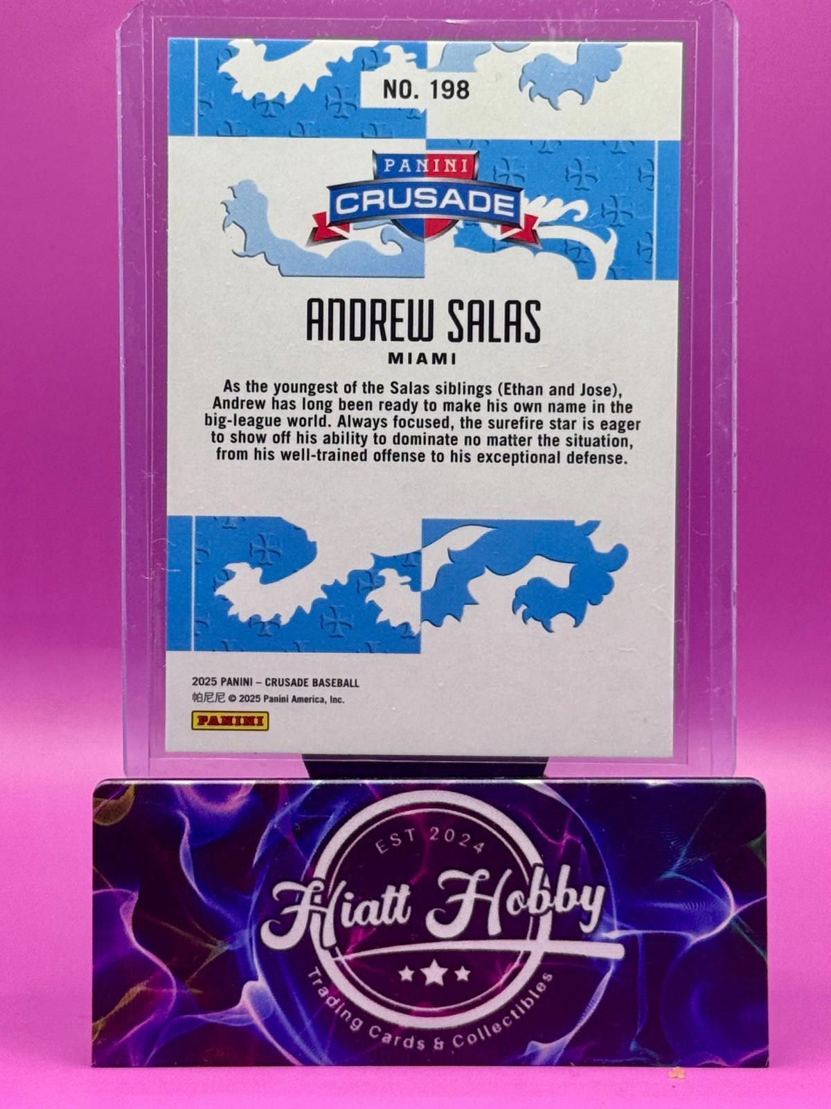 2025 Panini Crusade - Andrew Salas #198 (RC)