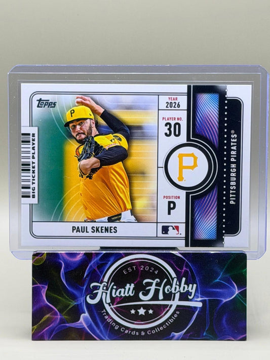 2026 Topps Series 1 #BTP-14 Paul Skenes - Big Ticket Players