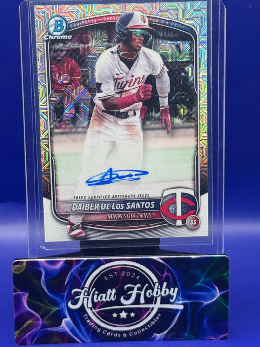 2025 Bowman Chrome - Daiber De Los Santos #BMA-DD - Mojo Auto (RC, AU)