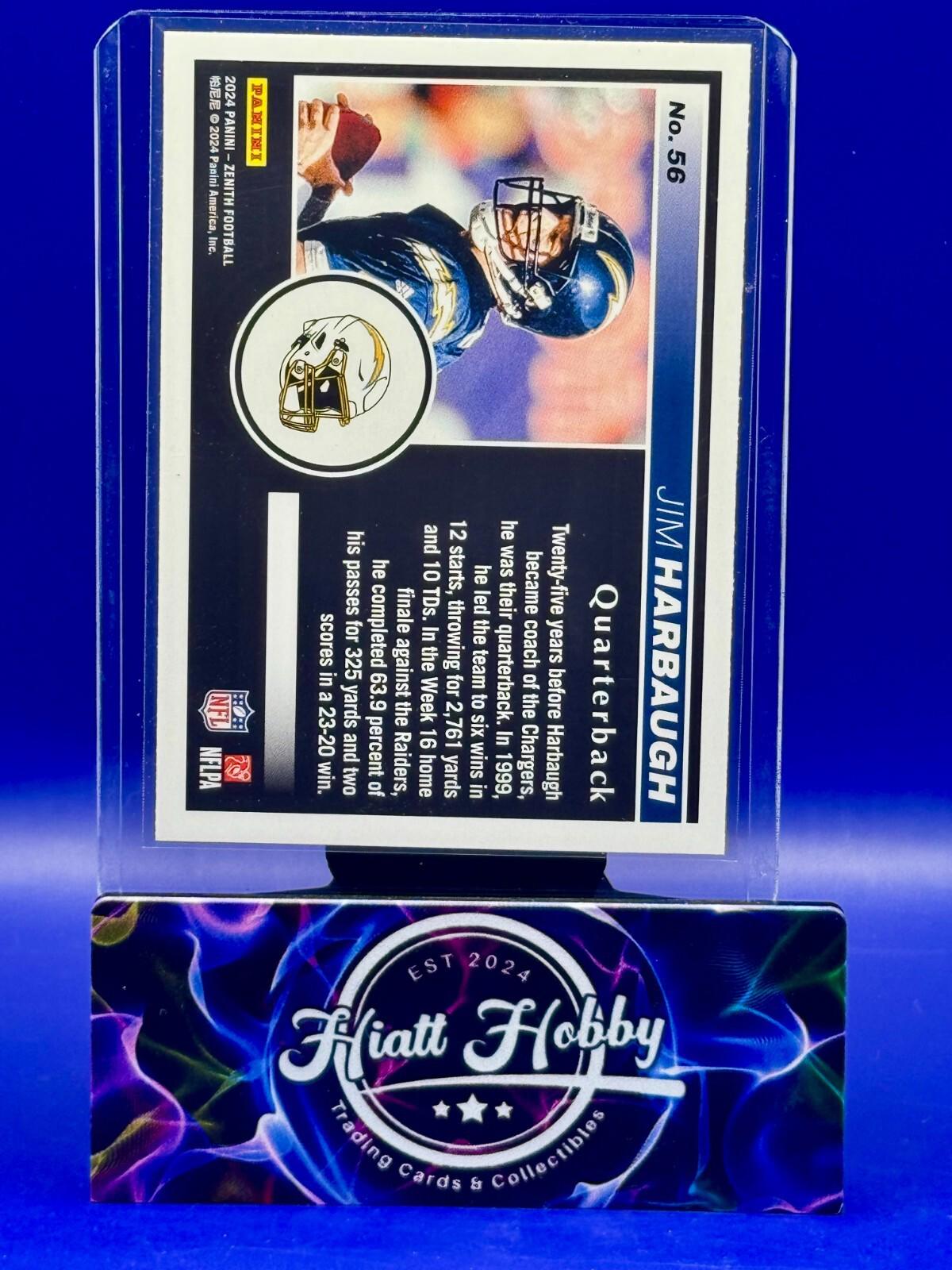 2024 Panini Zenith - Jim Harbaugh #56 - 2 Minute Drill