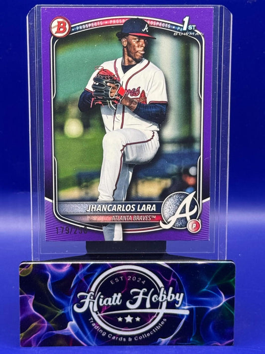 2025 Bowman - Jhancarlos Lara #BP-126 - Purple Border /250 (RC)