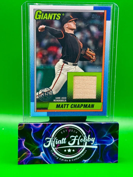 2025 Topps Baseball Series 1 - Matt Chapman #T90R-MC - 35th Anniversary Relic