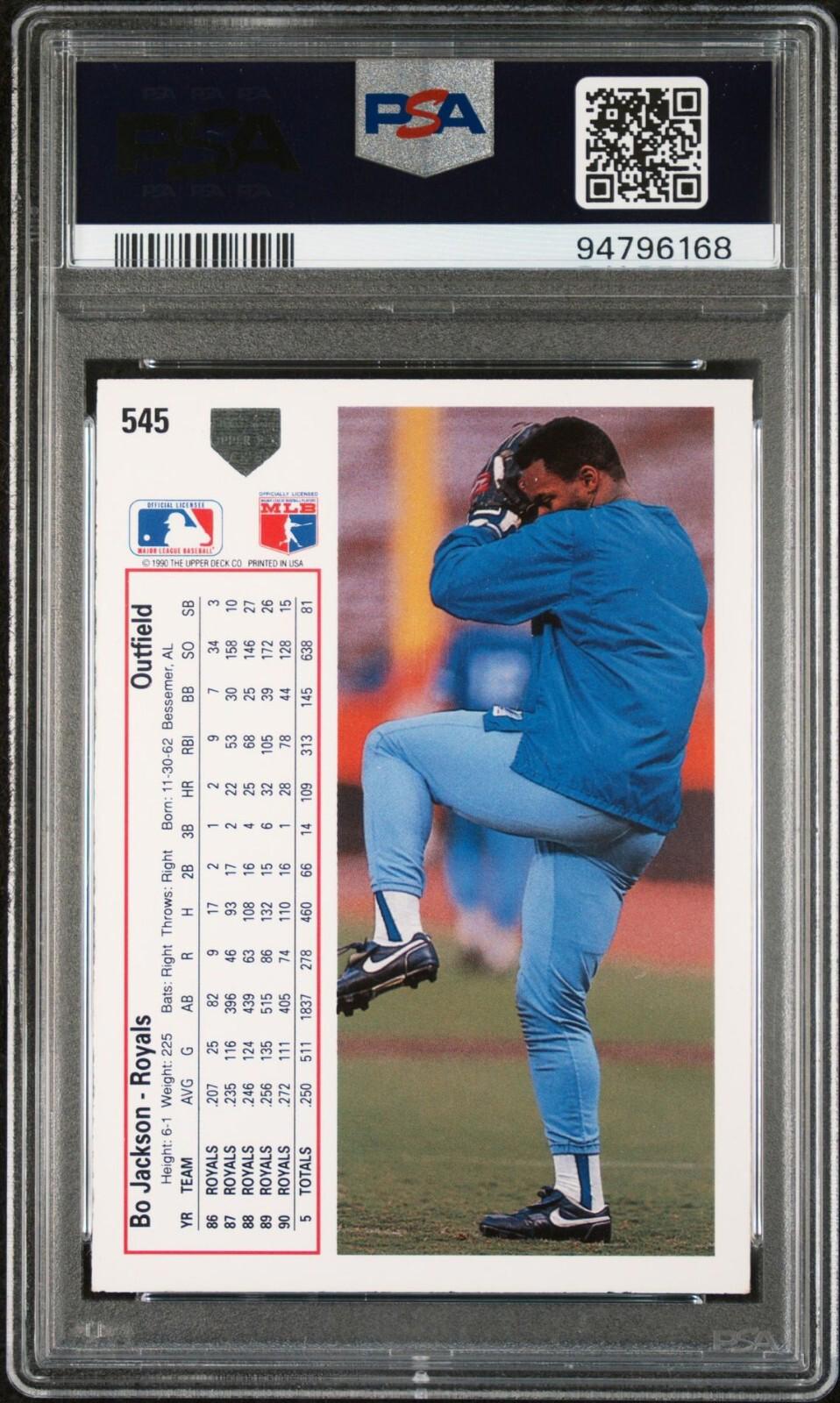 1991 Upper Deck - #545 Bo Jackson PSA 6