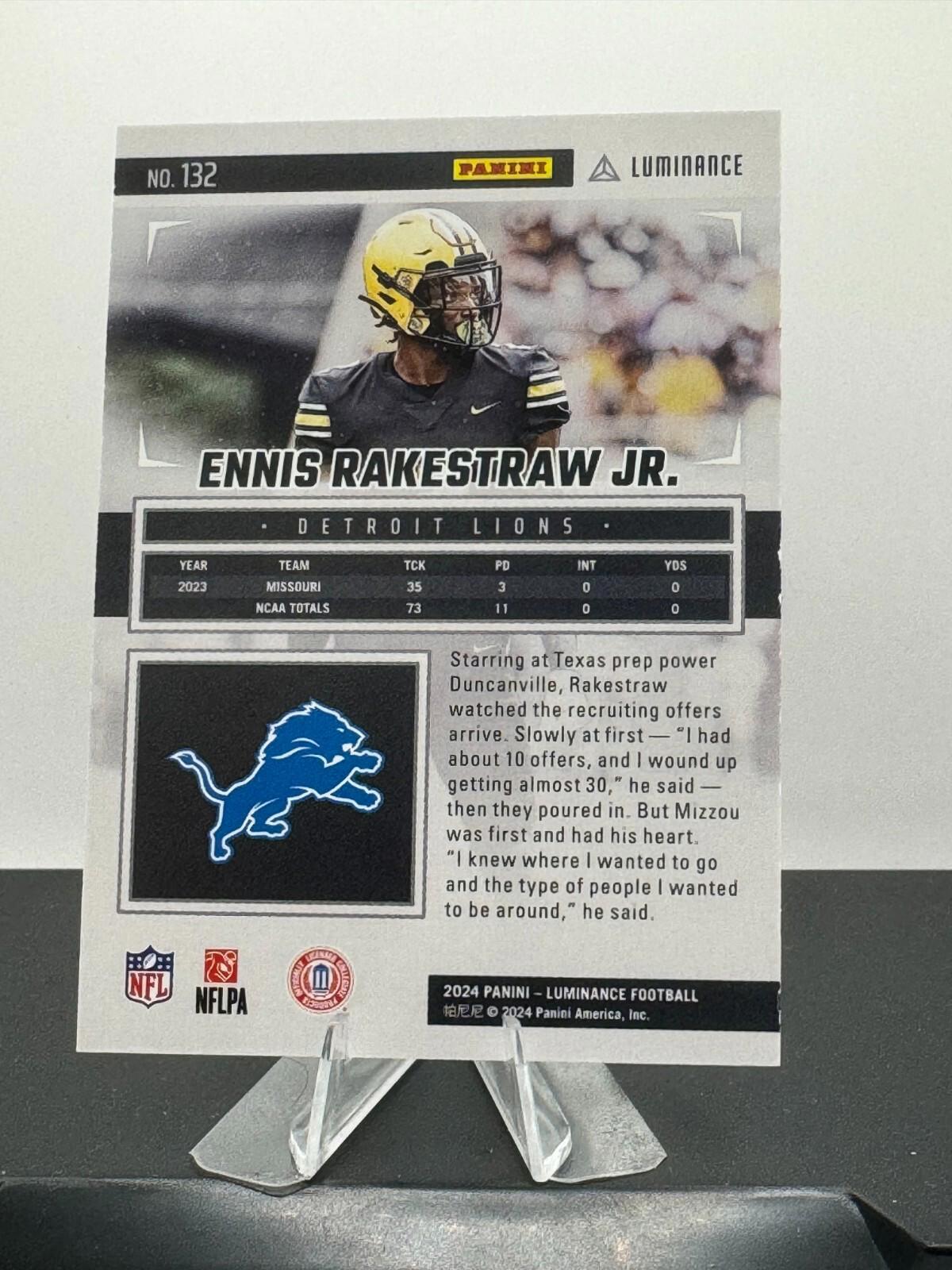 2024 Panini Luminance - Ennis Rakestraw Jr #132 - Blue Parallel /150