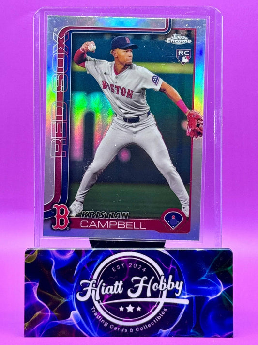2025 Topps Chrome - Kristian Campbell #171 - Refractor (RC)