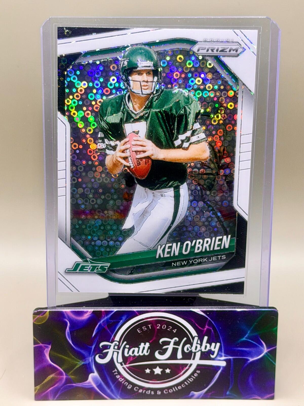 2025 Panini Prizm Football - #185 Ken O'Brien - White Disco Prizm