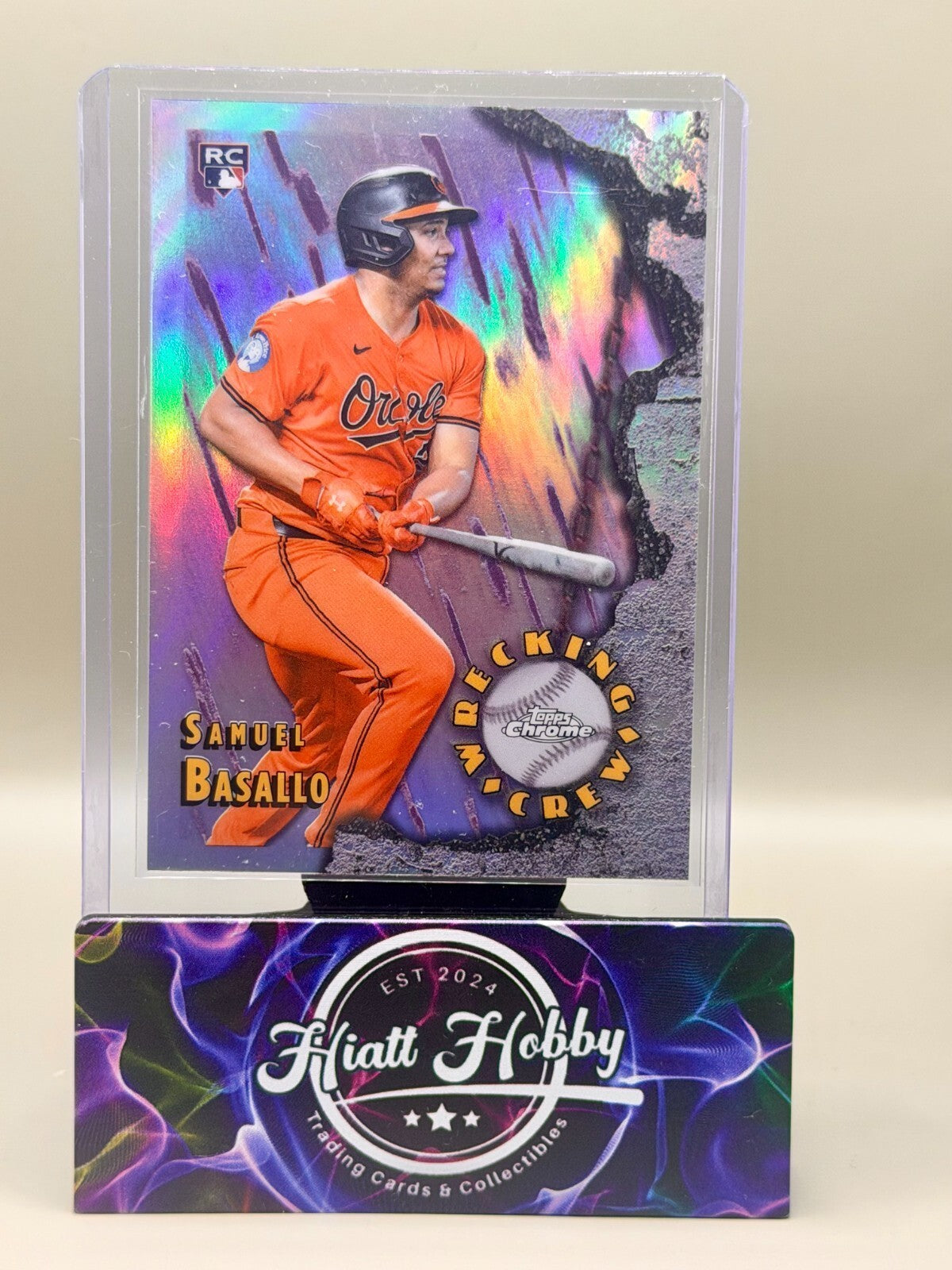 2026 Topps Chrome - #WC-24 Samuel Basallo - Wrecking Crew (RC)