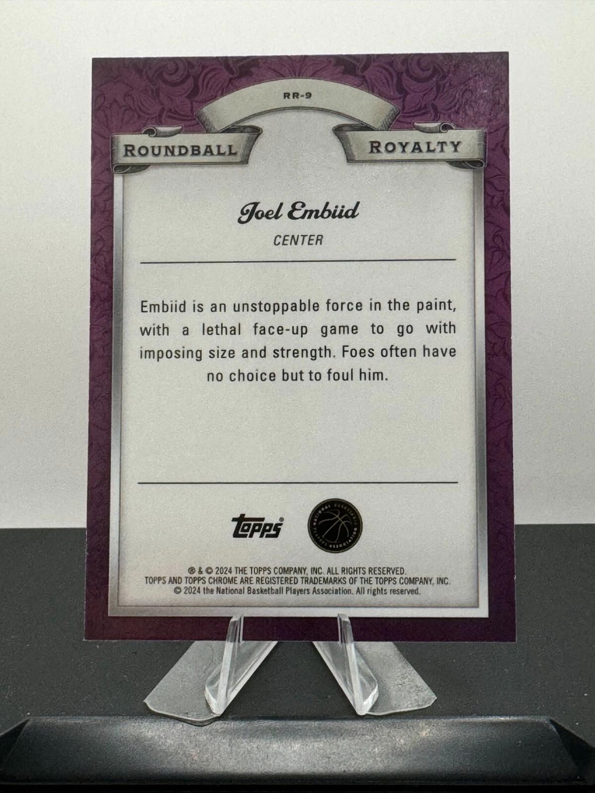 2023-24 Topps Joel Embiid #RR - 9 - Roundball Royalty