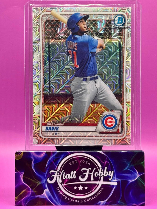 2020 Bowman Draft Chrome - Brennan Davis #BD-187 - Asia Mojo Refractor (RC)