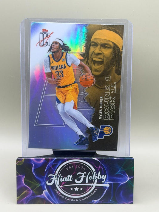 2025-26 Topps Signature Series Basketball - #92 Myles Turner - Chrome Refractor