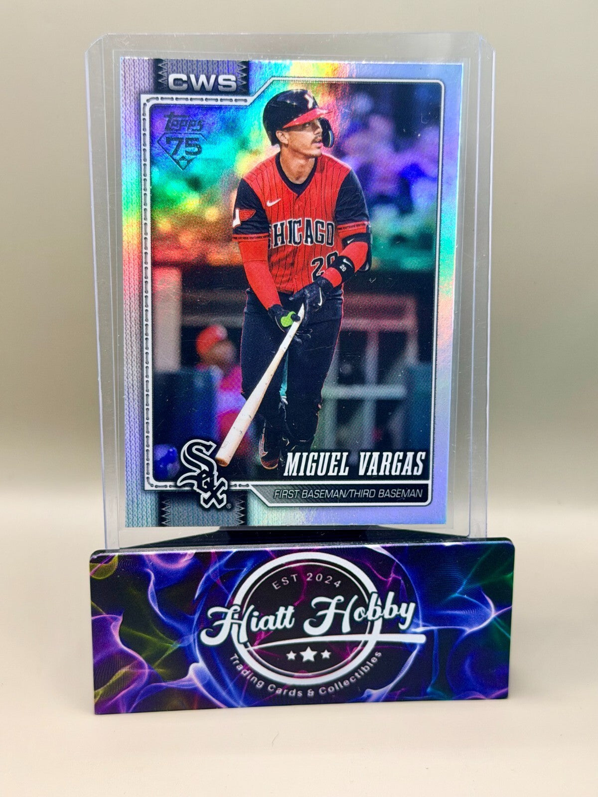2026 Topps Series 1 - #329 Miguel Vargas - Rainbow Foil