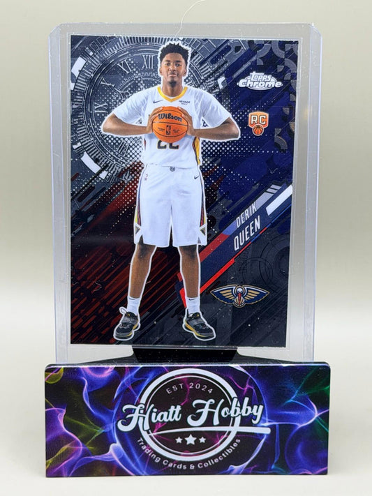 2025-26 Topps Chrome - Derik Queen #GT-25 - Go Time (RC)