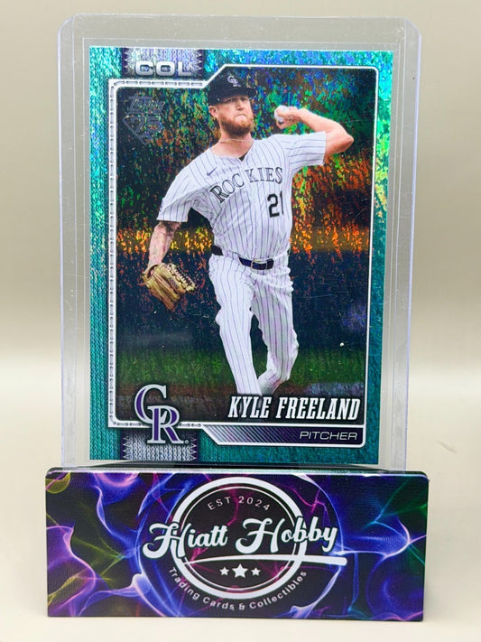 2026 Topps Series 1 - #106 Kyle Freeland - Aqua Holofoil