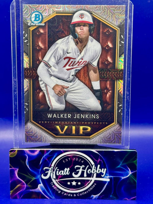 2025 Bowman Chrome - Walker Jenkins #VIP-16 - Very Importan Prospects - Mojo Ref