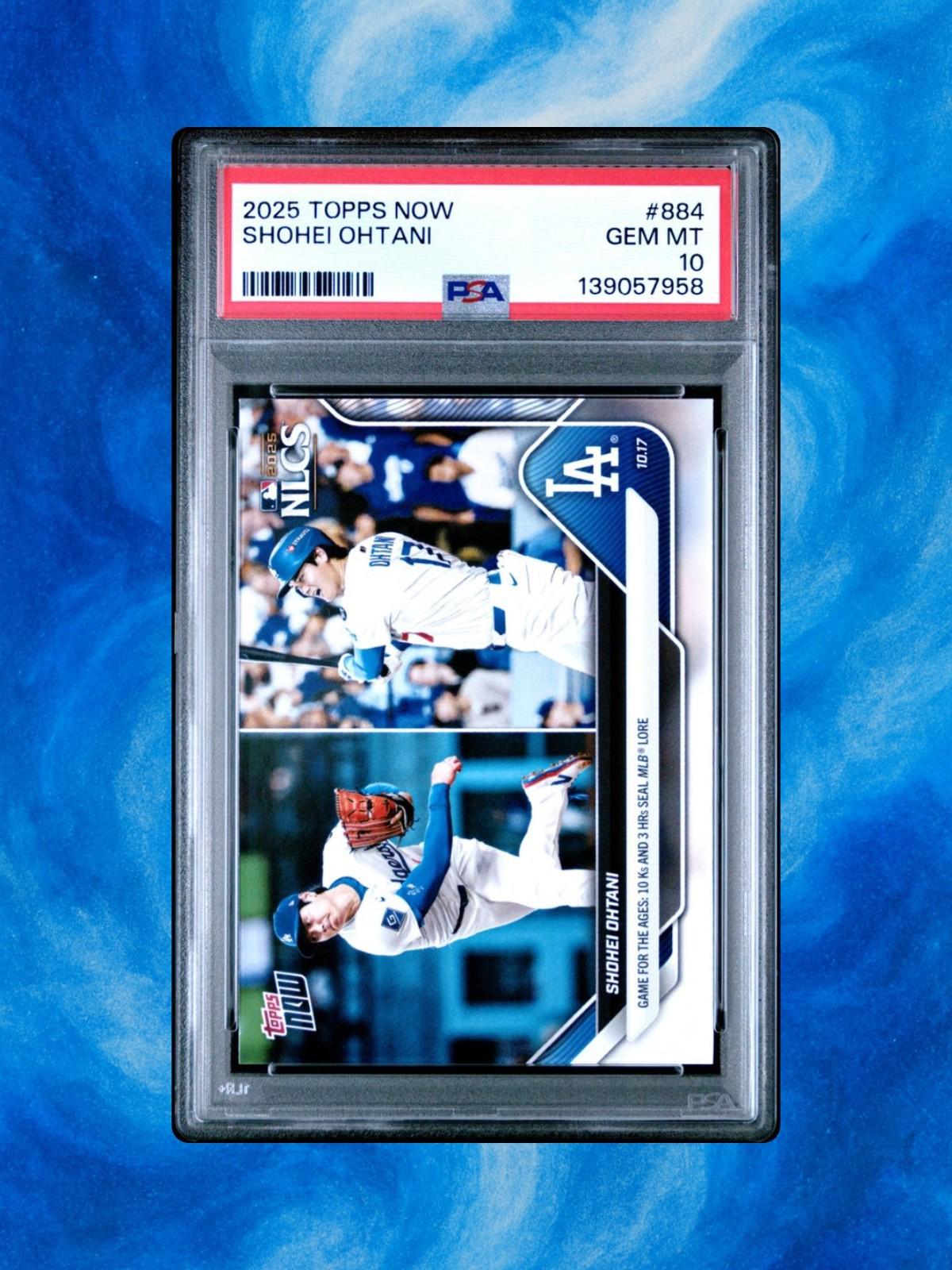 2025 Topps Now #884 Shohei Ohtani - PSA 10