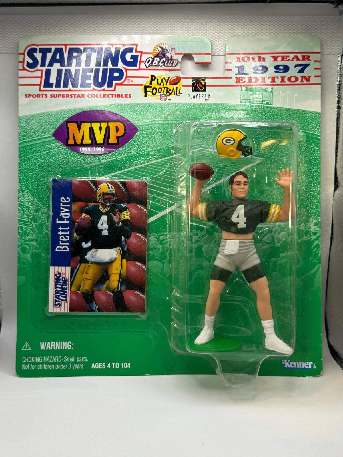 Starting Lineup Sports Superstar Collectibles 10th Year 1997 Edition Brett Favre