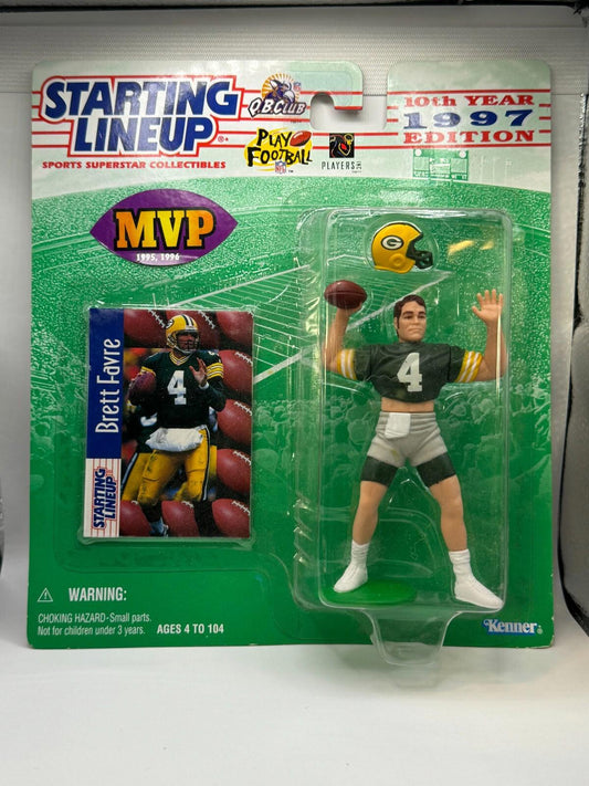 Starting Lineup Sports Superstar Collectibles 10th Year 1997 Edition Brett Favre