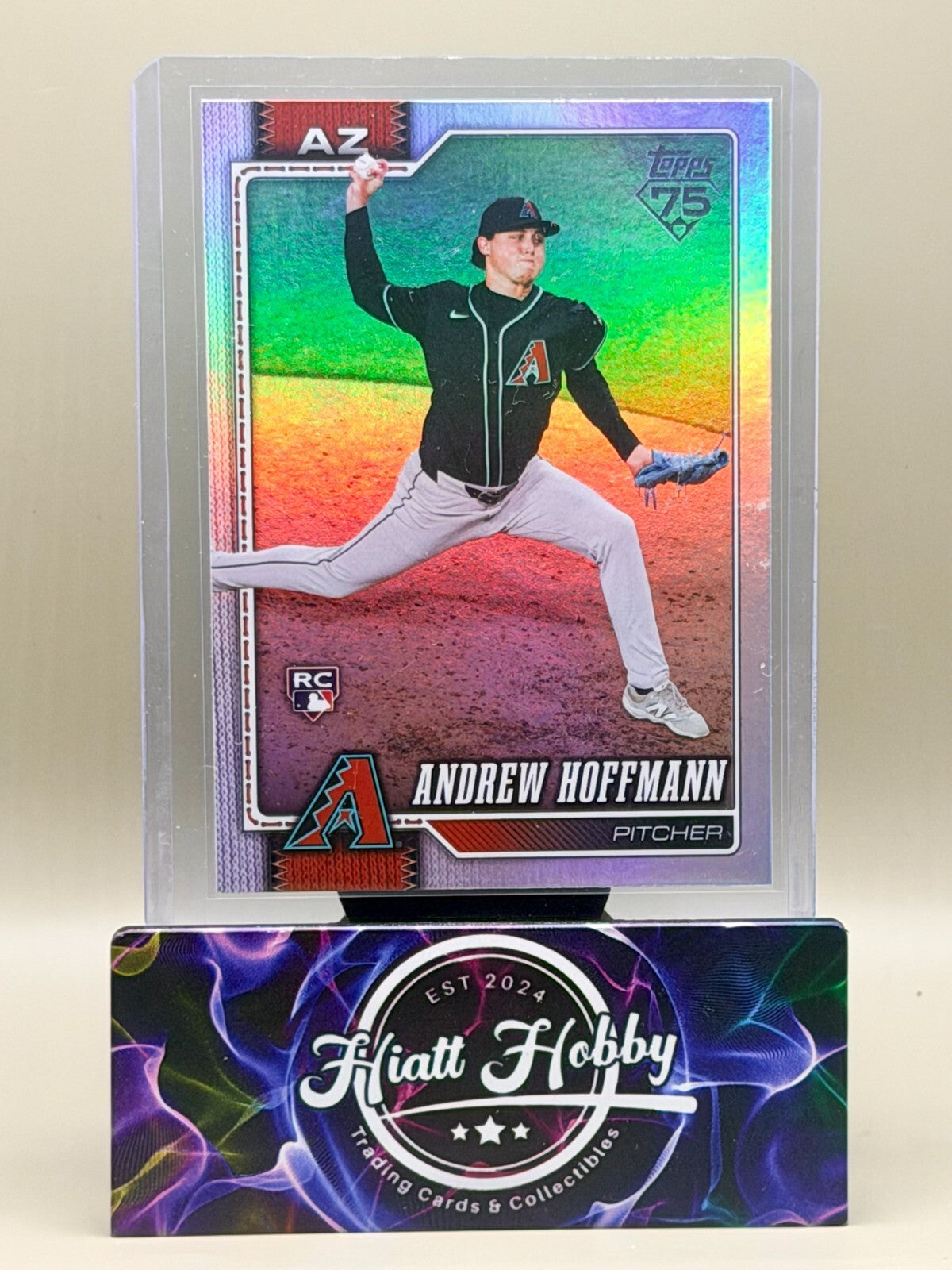 2026 Topps Series Two - #696 Andrew Hoffmann - Rainbow Foil (RC)