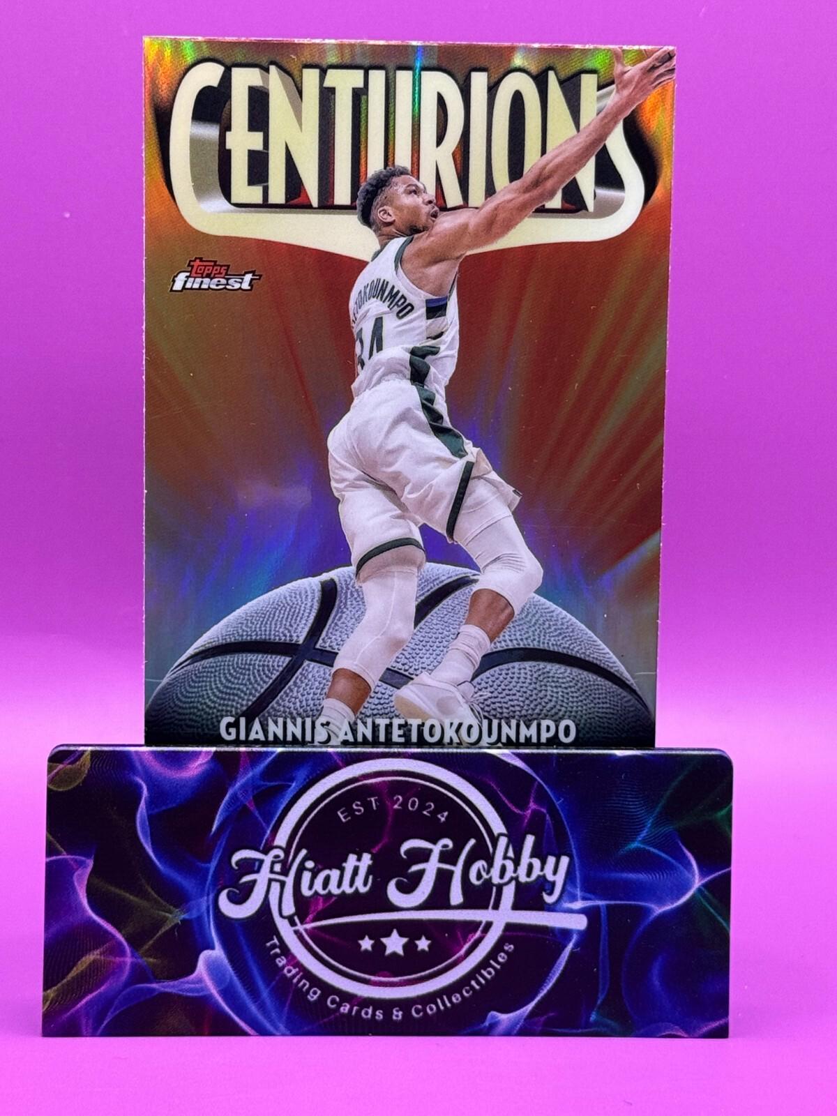 2023 Topps Finest Basketball - Giannis Antetokounmpo #C-7 - Centurions CASE HIT