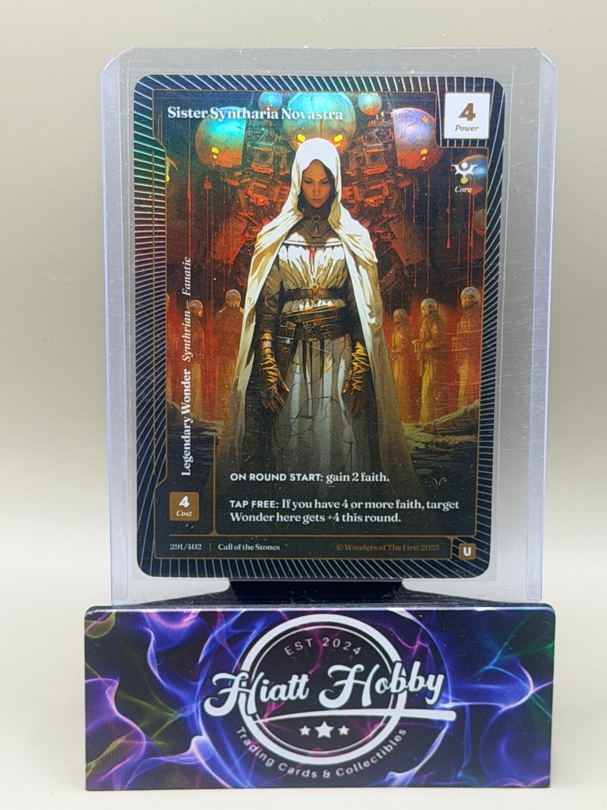 2025 Wonders of the First - #291/402 Sister Syntharia Novastra (U) - Classic Foi
