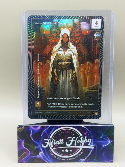 2025 Wonders of the First - #291/402 Sister Syntharia Novastra (U) - Classic Foi