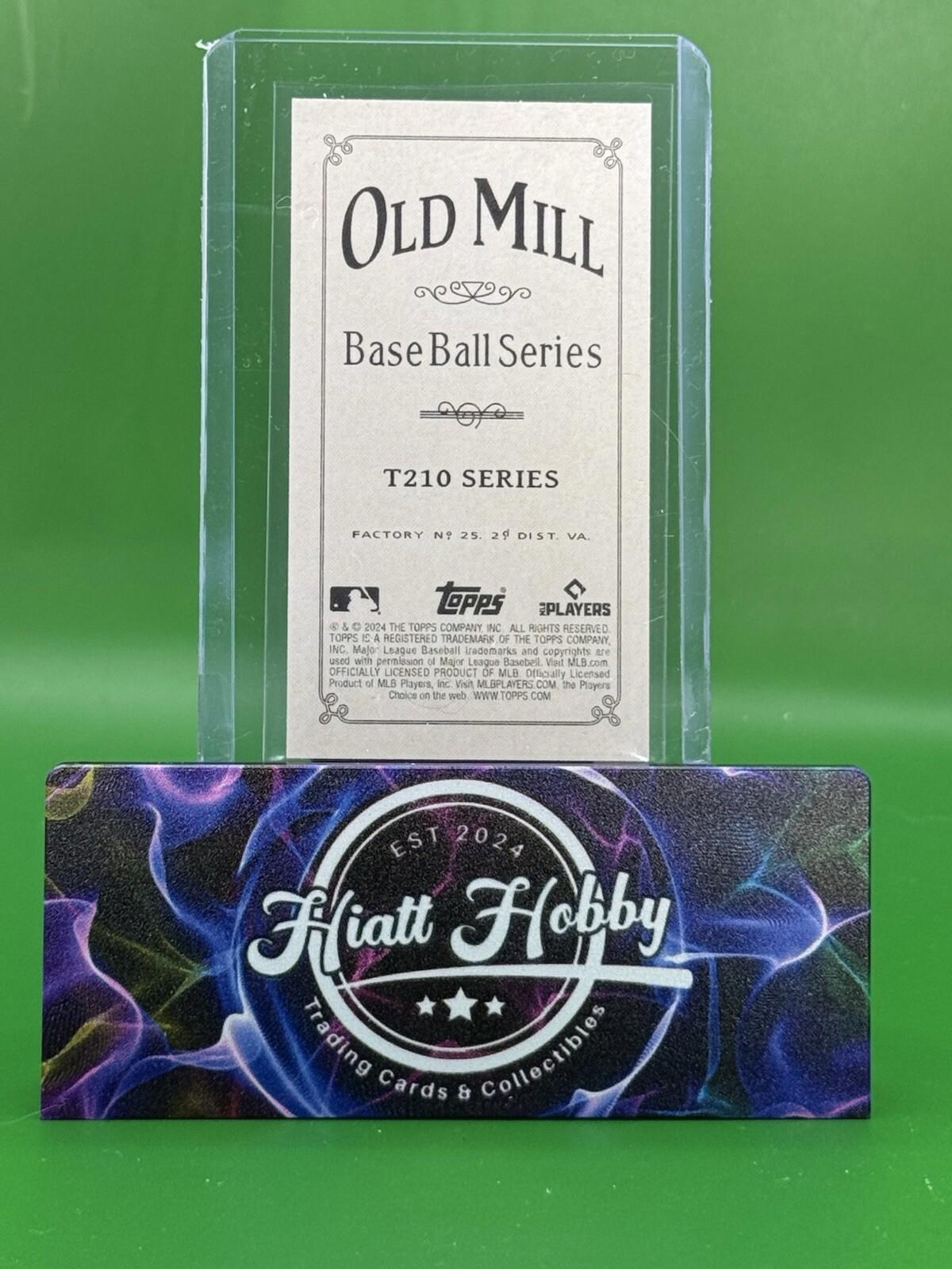 2024 Topps 206 - Old Mill Back Bryce Harper - 1910 T206 Series Insert