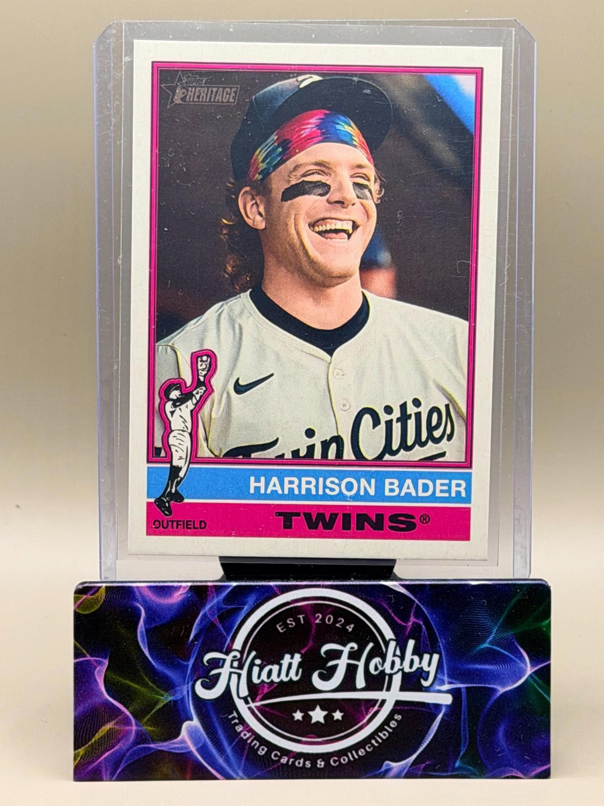 2025 Topps Heritage High Number - Harrison Bader #707 (SP) - Alternate Cartoon