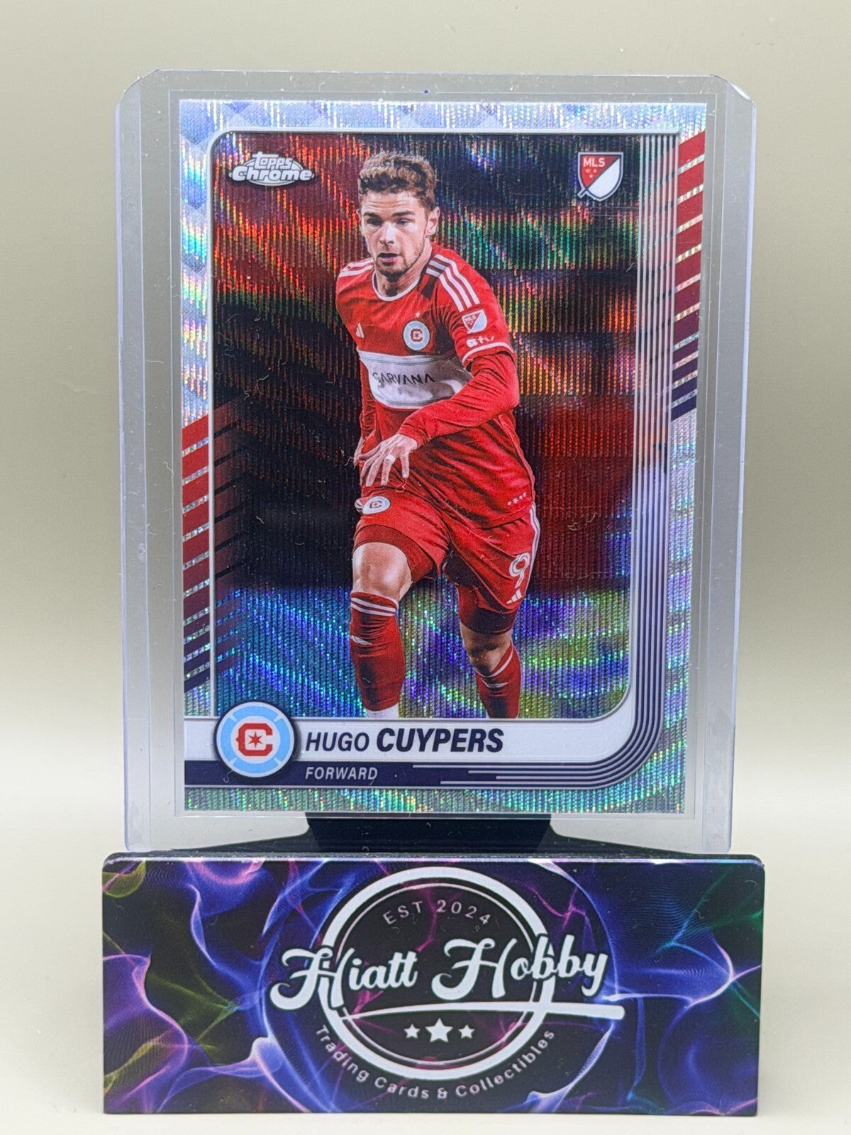 2025 Topps Chrome MLS Soccer - #33 Hugo Cuypers - Wave Refractor