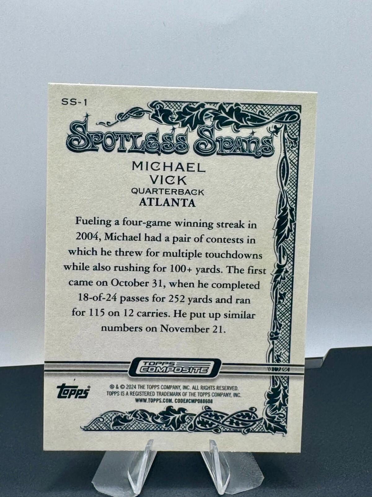 2024 Topps Composite Football Allen & Ginter Spotless Spans Inserts - LOT of 5