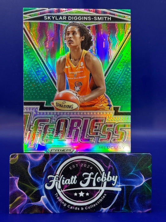 2021 Panini Prizm WNBA - Fearless Green Prizm #15 Skylar Diggins-Smith