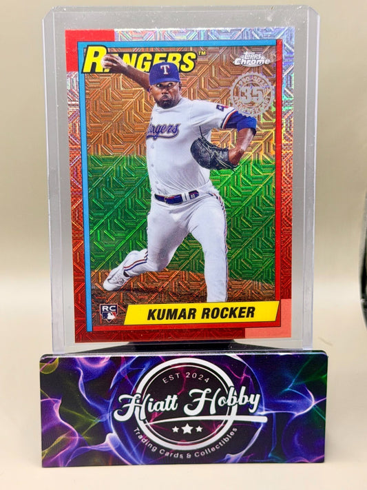 2025 Topps - #T90C-141 Kumar Rocker - 35th Anniversary Mojo (RC)