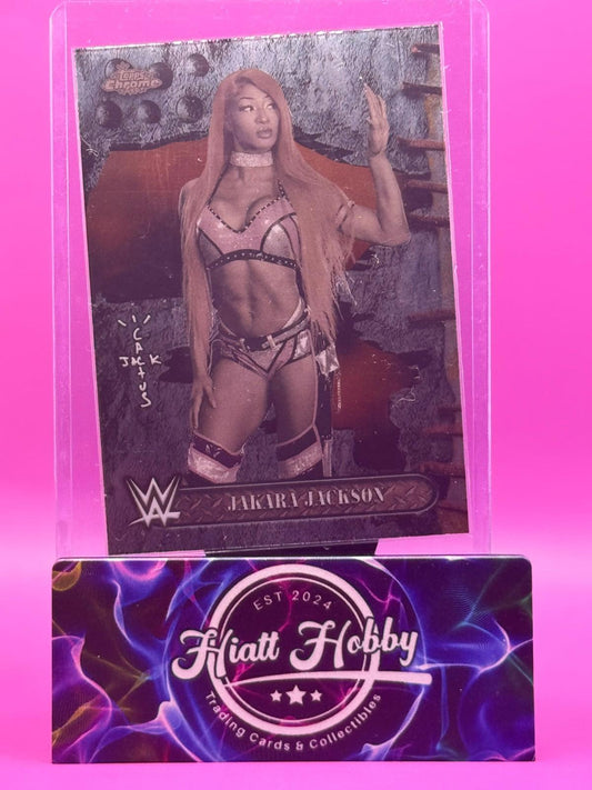 2025 Topps Chrome Cactus Jack WWE - Jakara Jackson #86