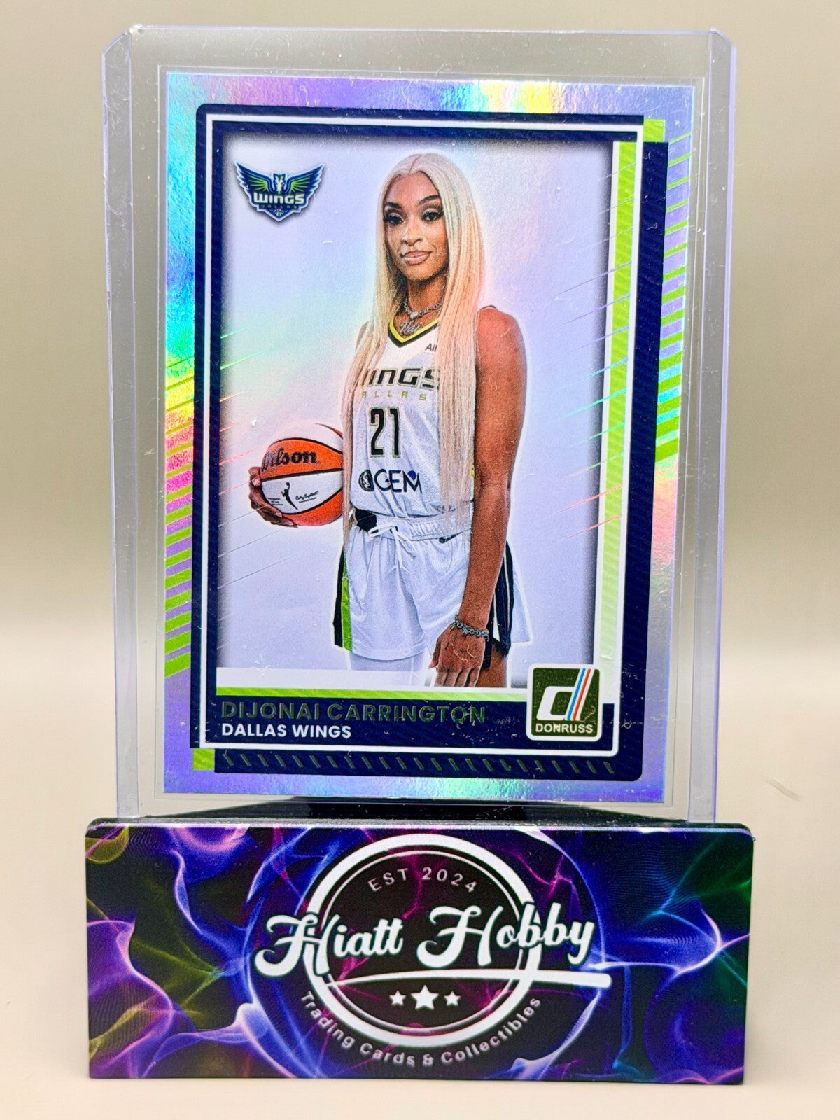 2025 Panini Donruss WNBA - #27 DiJonai Carrington - Holo