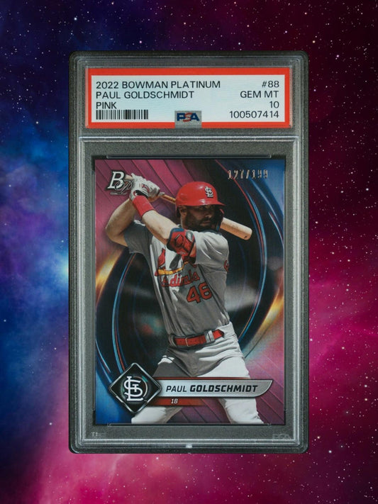 2022 Bowman Platinum - Pink #88 Paul Goldschmidt /199 - PSA 10