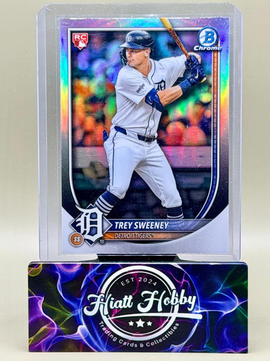 2025 Bowman Chrome - Trey Sweeney #25 - Red Rookie Redempton SP (RC)