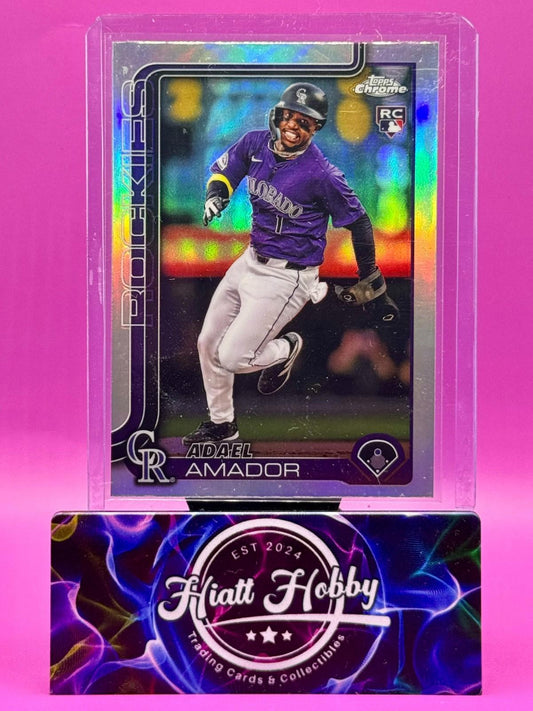2025 Topps Chrome - Adael Amador #255 - Refractor (RC)