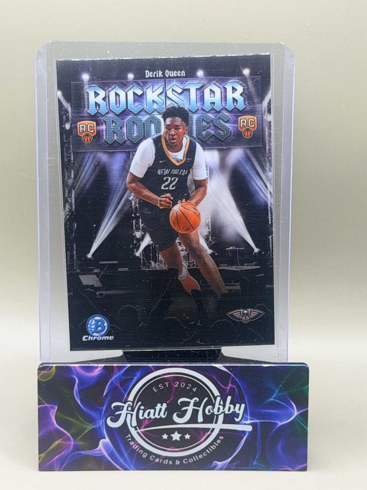 2025-26 Bowman Chrome Basketball - #RR-13 Derik Queen - Rockstar Rookies (RC)