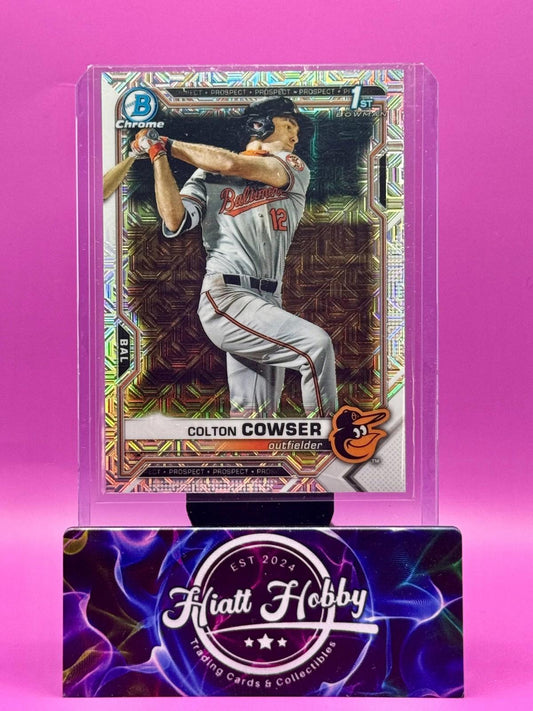 2021 Bowman Draft Chrome - Colton Cowser #BDC-166 - Mojo Refractor (RC)