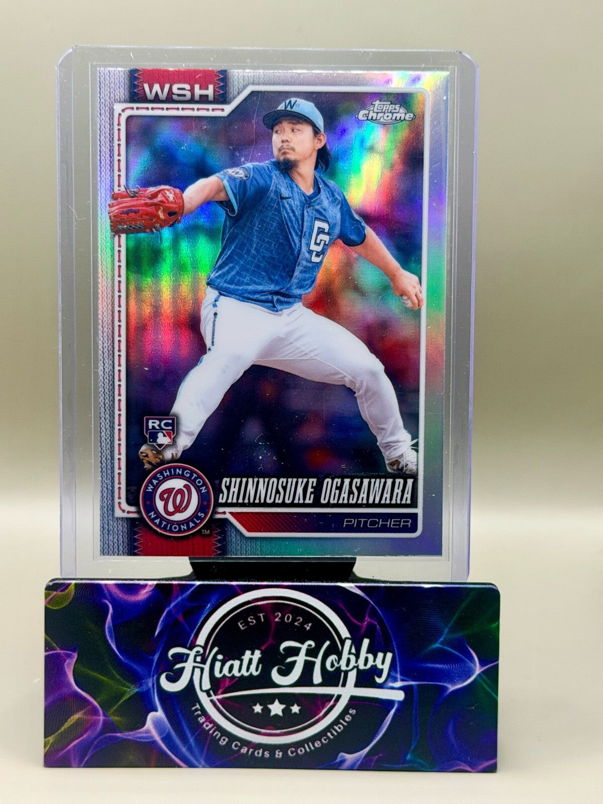 2026 Topps Chrome - #64 Shinnosuke Ogasawara - Refractor (RC)