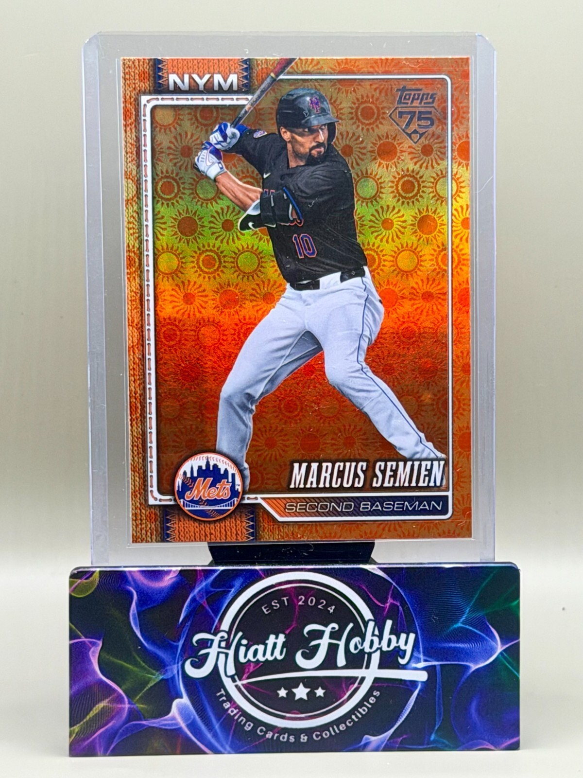 2026 Topps Series Two - #586 Marcus Semien - Holiday Sun Foil