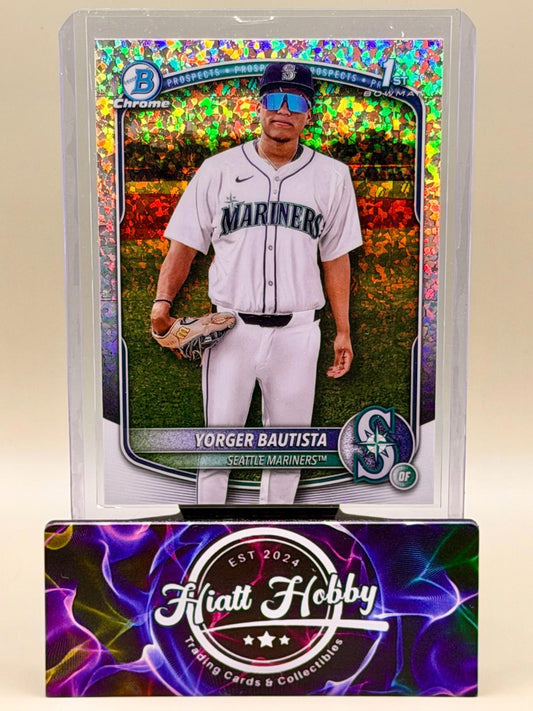 2025 Bowman Chrome - Yorger Bautista #BCP-194 Mini Diamond Refreactor (RC)