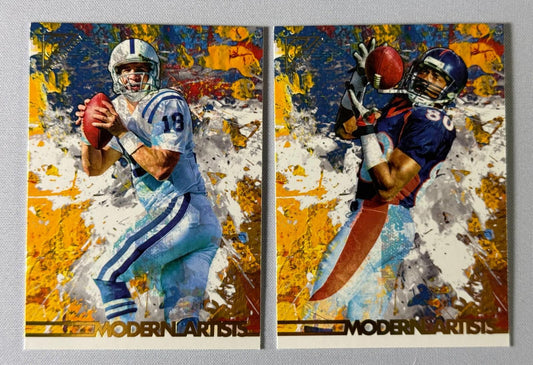 2023 Topps Composite Football Topps Gallery Modern Artists - LOT of 2