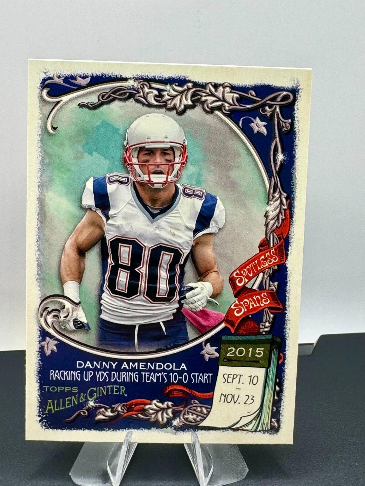 2024 Topps Composite Football Allen & Ginter Spotless Spans Inserts - LOT of 5
