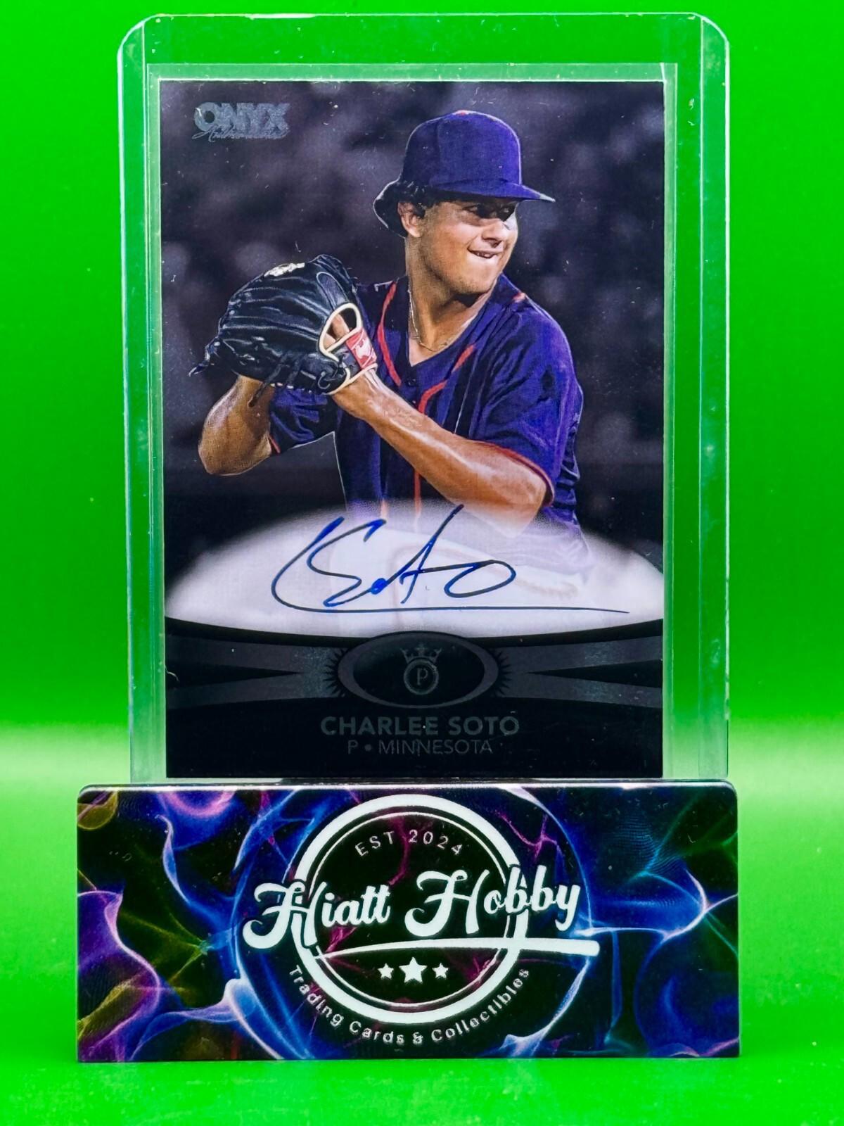 2023 Onyx Premium Baseball - Charlee Soto #OPCS - Silver Auto /100