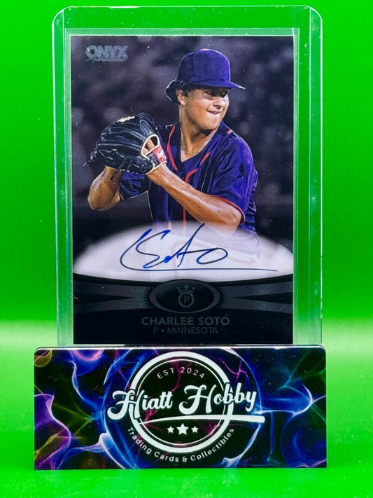 2023 Onyx Premium Baseball - Charlee Soto #OPCS - Silver Auto /100