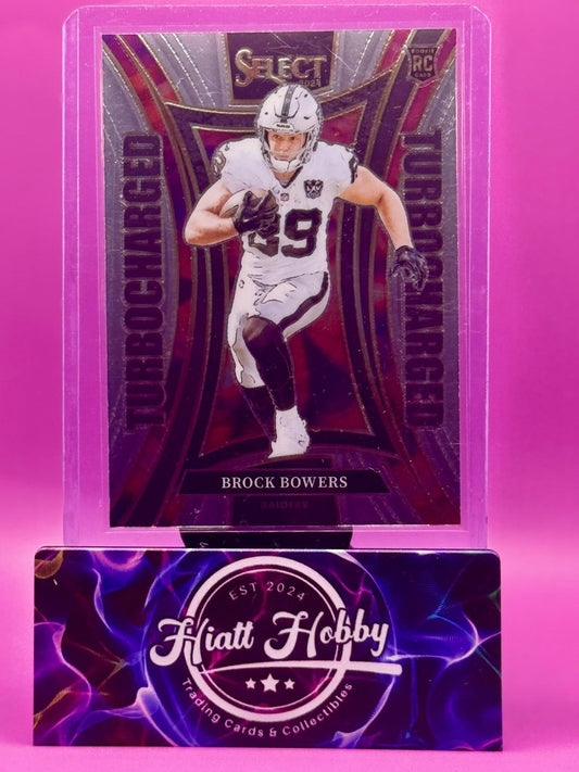 2024 Panini Select - Brock Bowers #6 - Turbocharged (RC)