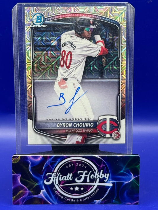 2025 Bowman Chrome - Byron Chourio #BMA-BC - Mojo Auto (RC)