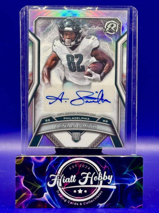2024 Topps Resurgence - Ainias Smith #RRS-AS - Refractor Auto (RC, AU)