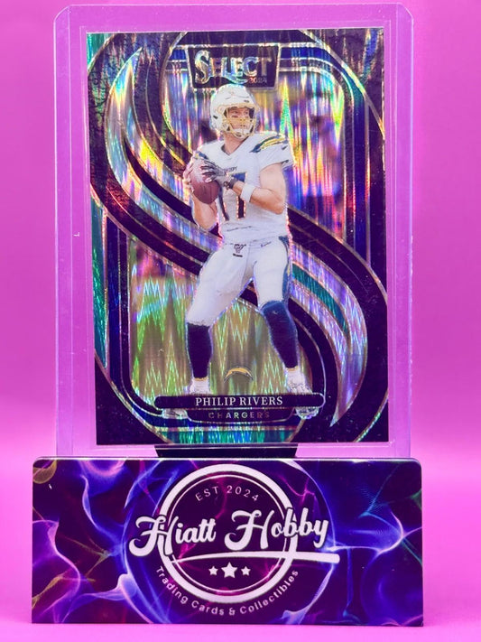 2024 Panini Select - Philip Rivers #187 Premier Level Black & Green Shock Prizm