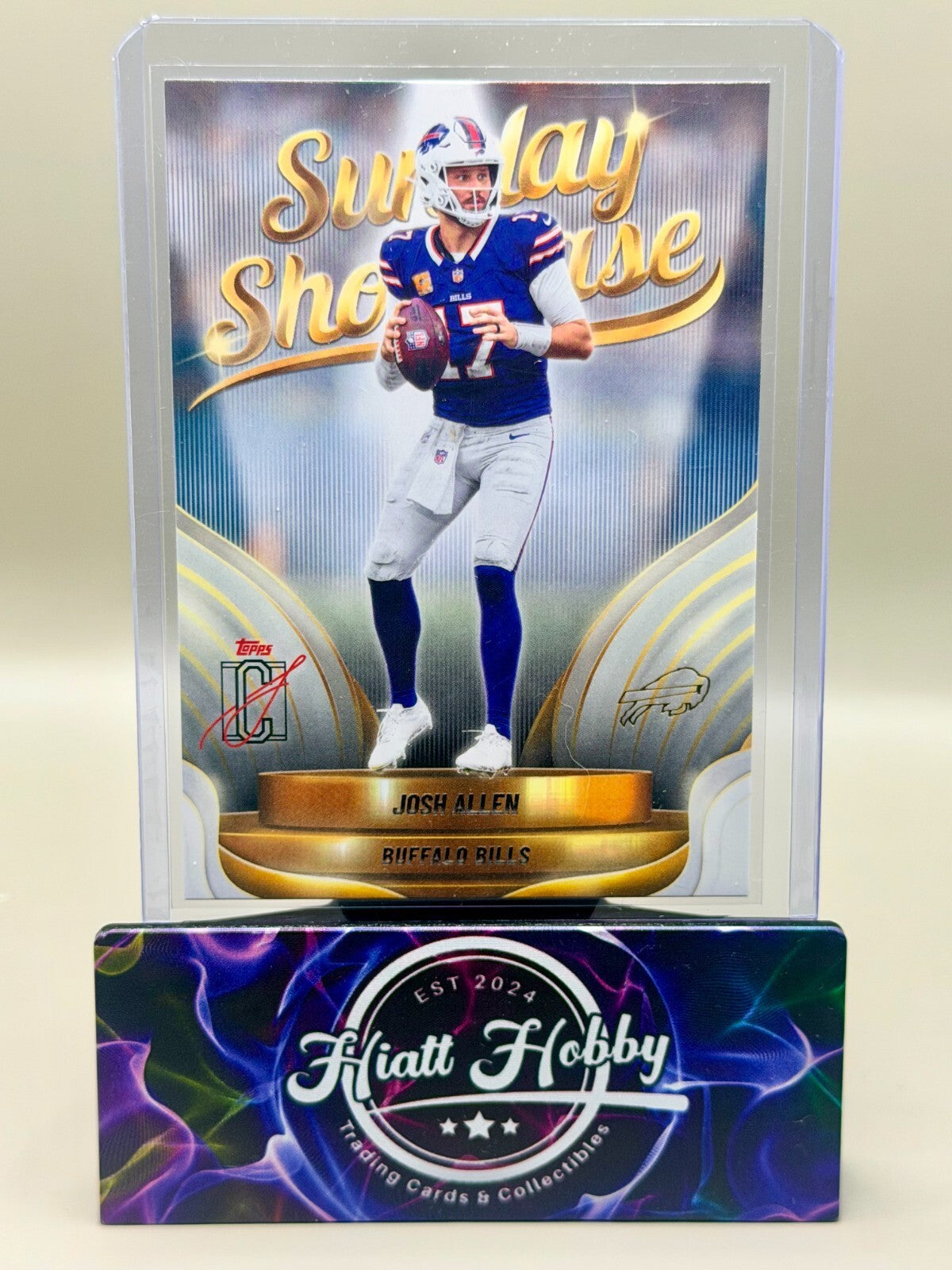2025 Topps Signature Class Football - #SS-7 Josh Allen - Sunday Showcases